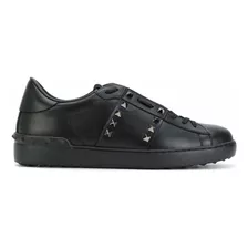 Tenis Valentino Garavani Sneakers Originales Negros Rockstud