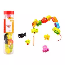 Blocos Laço Mar Brinquedo De Encaixe Infantil - Tooky Toy