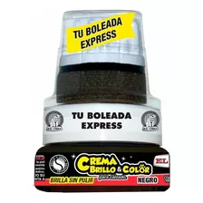 Crema Para Calzado El Oso Brillo Y Color Negro 60g