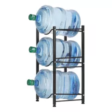 Rack Porta Garrafón Metálico 3 Niveles Para Garrafón De Agua