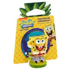 Adorno Bob Esponja Para Pecera De Resina Penn Plax Original