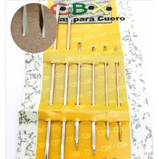 Aguja Para Coser Cuero - Blister Por 6 Unidades