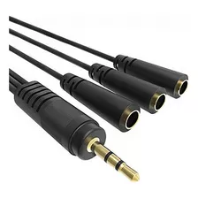 Cable De Audio Divisor Estereo Ancable De 9 Pulgadas De 3.5