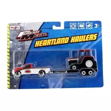 Ford F-350 Super Duty & Trator Heartland Haulers Maisto 1/64