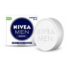 Sabonete Em Barra 3 Em 1 Men Sensitive 90g Nivea