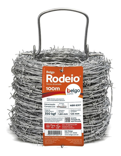 Arame Farpado Belgo Rodeio - 100m Belgo Bekaert Arames