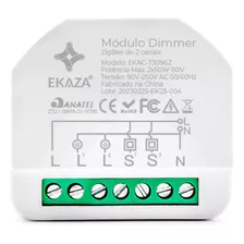 Módulo Smart Dimmer Zigbee Inteligente 2 Canais Alexa