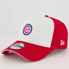 Boné New Era Mlb Chicago Cubs 940 I Branco E Vermelho