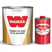 Verniz Pu Wanda 5500 Hs 750ml + 150ml Catalisador Wanda
