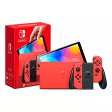 Console Nintendo Switch Oled Edição Especial Mario 64gb Vermelho