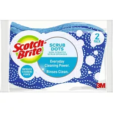 Esponja Para Fregar Scotch-brite Scrub Dots Que No Raya, 24 