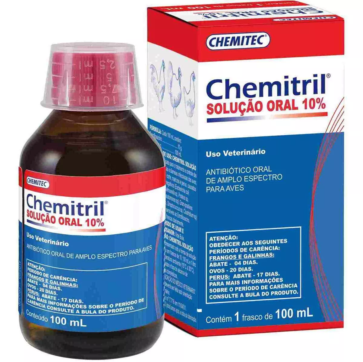 V Chemitril Oral 10% 100 Ml - Chemitec
