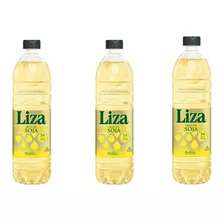 Kit 3 Óleos De Soja Liza Ideal Cozinhar Fritar Batata 900ml