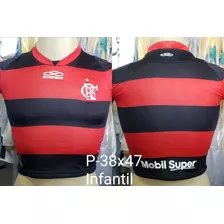 Camisa Flamengo Olympikus 2012 Titular Infantil Bmg 