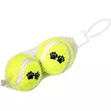 Brinquedo Pet Bola Tênis Grande Para Cães E Gatos Cor Amarelo