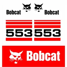  Kit Adesivos Mini Carregadeira Bobcat 553 + Etiquetas