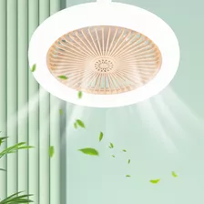 Lâmpada De Teto Led Silent A05 Cool Com Estrutura De Ventilador Principal, Cor Amarela