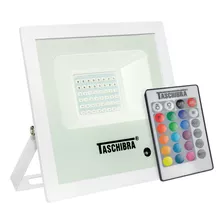 Refletor Taschibra Iluminação Led Rgb 20w Autovolt 110v 220v