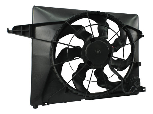 Ventilador Radiador Hyundai Santa Fe Gls 3.3 V6 2014 Foto 3