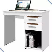 Escrivaninha Mesa Computador 2 Gavetas Com Nicho Veneza