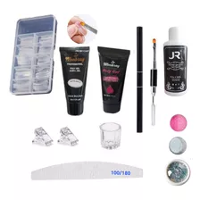 Kit Polygel Uñas Molde Dual Sistema De Uñas En Gel Manicure 