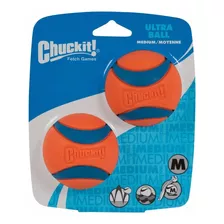 Bola Chuckit! Ultra Ball - 2 Unidades - M Cor Laranja/azul