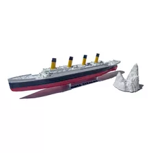 Miniatura Navio Rms Titanic 30 Cm + Iceberg + Suporte