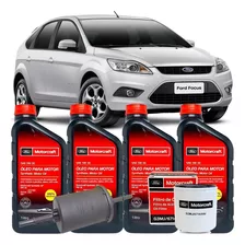 Kit Troca De Óleo Revisão 5w30 100% Sintetico Ford Motorcraft - Ford Focus 1.6 16v Flex Sigma 2009 2010 2011 2012 2013