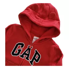 Campera Gap Logo Algodon Con Frisa Hoodie 