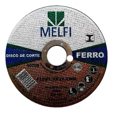 50 Disco Corte Ferro 115 X 1,0 X 22,2 - 4 1/2 X 5/128 X 7/8