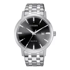 Reloj Citizen 61354 Bm7460-88e Hombre Ecodrive Chandler Color De La Correa Acero Color Del Bisel Acero Color Del Fondo Negro