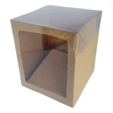 Caixa Box Mini Panetone 100g Kraft C2141 Ideia C/10 Un