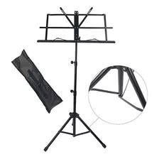 Estante Partitura Suporte Musical Pedestal Cavalete Bolsa 