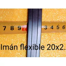 Iman Flexible Tira 20x2mm Cinta Magnetica El Mas Ancho! 5mt