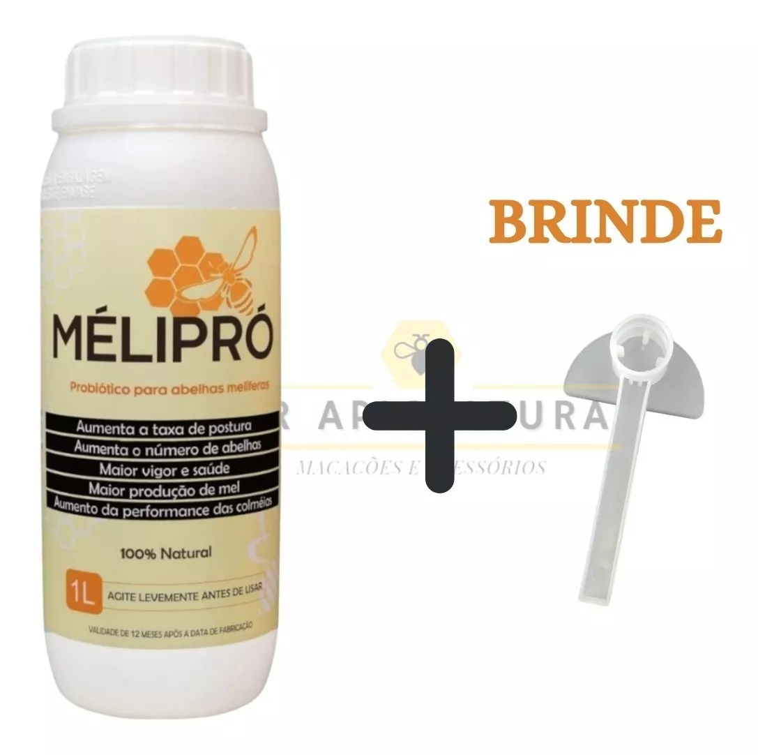 Melipró Aditivo Probiótico Para Abelhas Melíferas - 1 Litro
