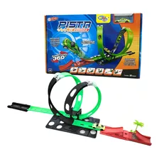 Pista De Carrinho Loop Duplo 360° Autorama Brinquedo Carro Cor Super Loops 360