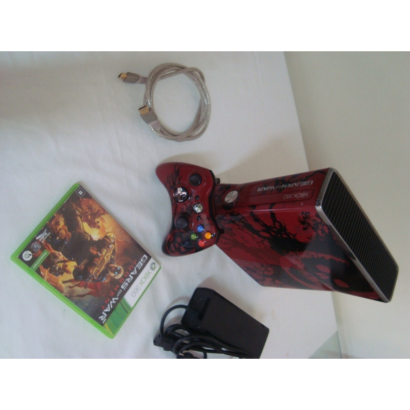 Xbox 360 Elite Slim Desbl. Completo Hd 250 Mais Jogo