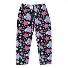 Pantalón Térmico Pijama De Polar Estampado Talles Reales 