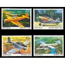 Aviones - Australia 1980 - Serie Mint