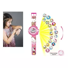 Reloj Proyector 24 Fotos Monster High Hello Kitty Princess