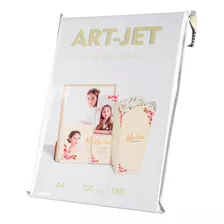 Papel Fotográfico Art-jet® Brillante Glossy A4 180g X 100h