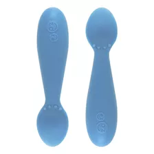 Ezpz - Cuchara Pequea (paquete De 2 En Azul) Cucharas 100%