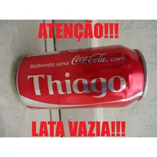 Lata Coca Cola Vazia Com Nome - Thiago