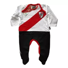 Body Enterito Largo Bebe River Plate Original Producto Oficial - 100% Algodon - Modelo Camiseta