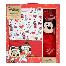 Set 4 Piezas Regalo Navidad Minnie Niña Bambino