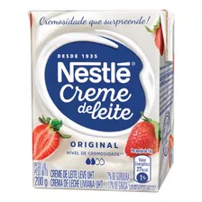 Creme De Leite Nestlé Uht 200gr - 3 Unidades