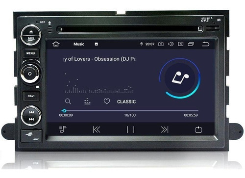 Android 9.0 Dvd Gps Ford Mustang Lobo Explorer Edge Radio Hd Foto 3