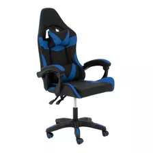 Silla Gamer Ergonomica Onof Reclinable Escritorio Giratoria Color Negro/azul