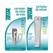 Kit Cortador De Unha Mão E Pé Nail Care De Aço Trim