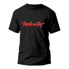Blusa Camiseta Rock In Rio Brasil 2022 Especial Banda Top